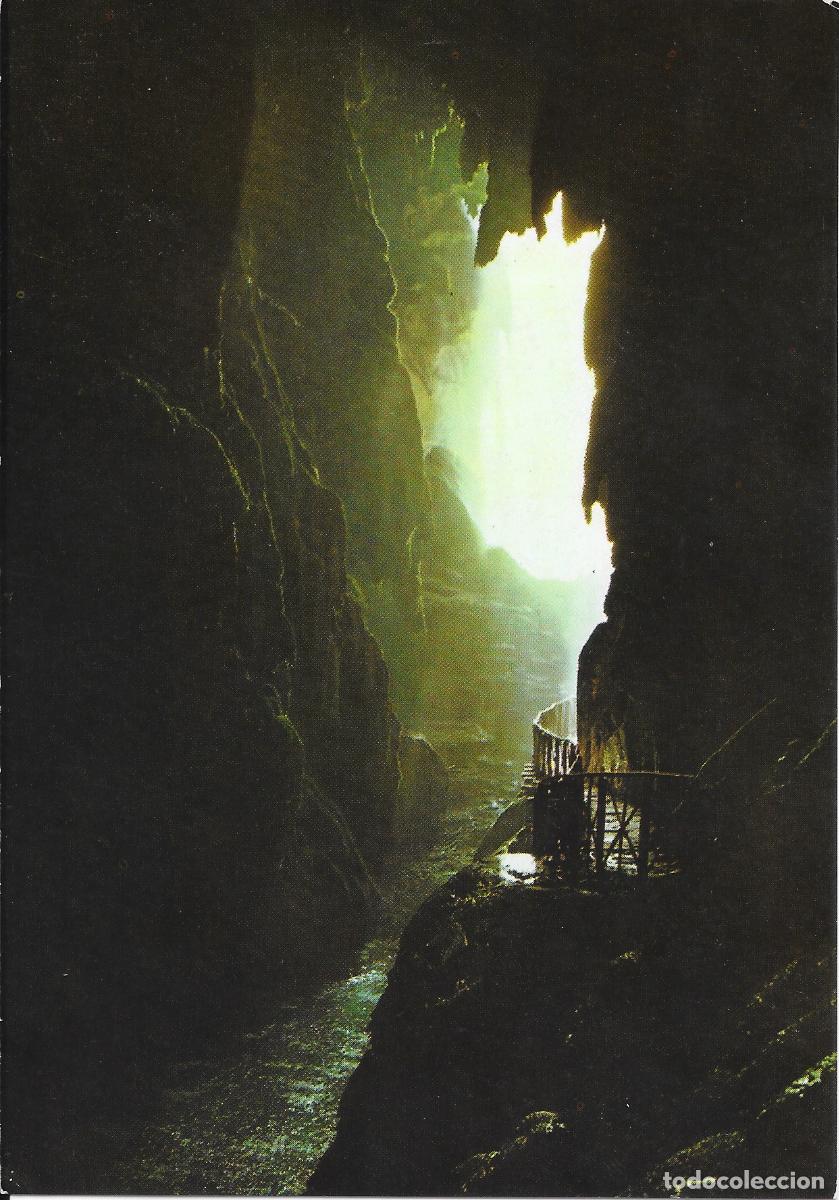 Postales: [POSTAL] Gruta de la Cola de Caballo. Monasterio de Piedra (Zaragoza) (sin circular)