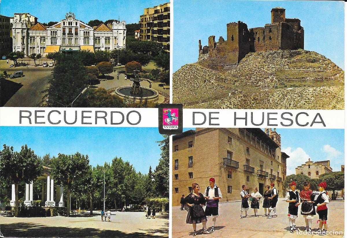 Postales: [POSTAL] Diversas vistas. Huesca (sin circular)