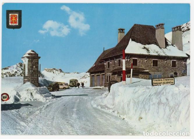 Postales: em04519 frontera de somport 1965 fisa n&ordm;1880 escrita seat 600