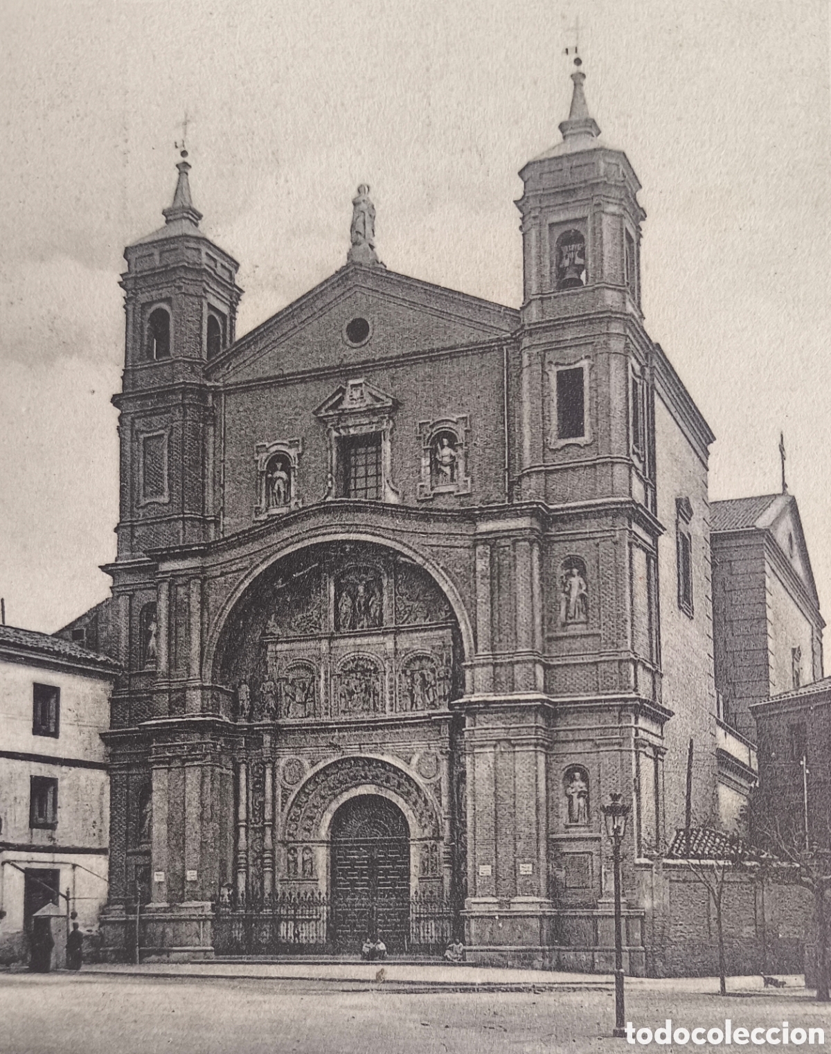 Postales: ZARAGOZA IGLESIA SANTA ENGRACIA CALLE TOM&Aacute;S CASTELLANO POSTAL ARAGON C. 1915
