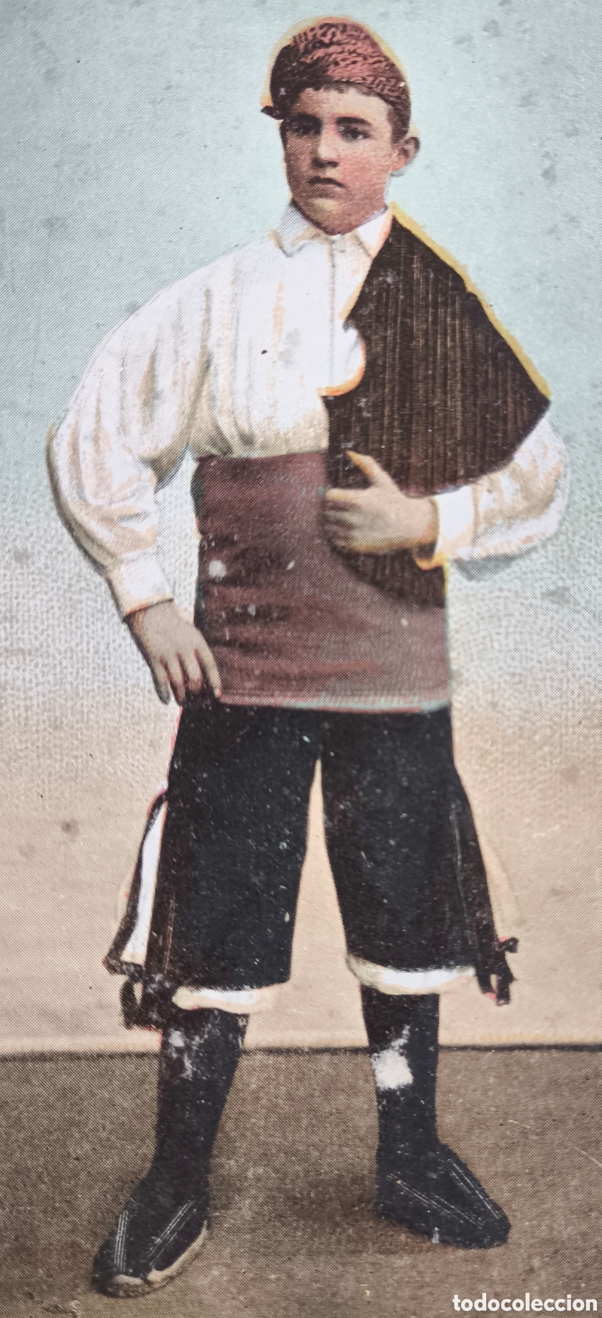 Postales: ZARAGOZA CHICO BATURRO ETNOGRAFIA POSTAL A COLOR ARAGON C. 1915