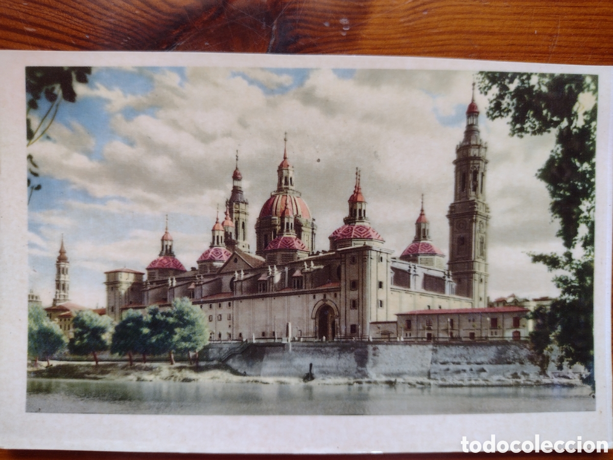 Postales: Pilar de Zaragoza, coloreada, sin circ - Foto 1