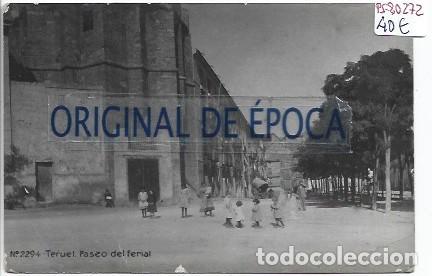 Postales: (PS-80272)POSTAL FOTOGRAFICA DE TERUEL-PASEO DEL FERIAL