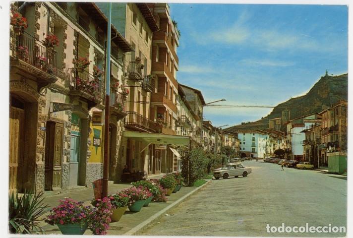 Postales: em04563 Graus Calle Del Barranco Y La Colegiata 1974 Ed Sicilia n&ordm;15 circulada seat 124 sovid