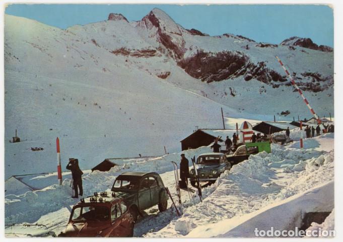 Postales: em04569 Candanchu Al Fondo La Zapatilla 1965 Arribas N&ordm;2049 sc seat 600 1400 2cv