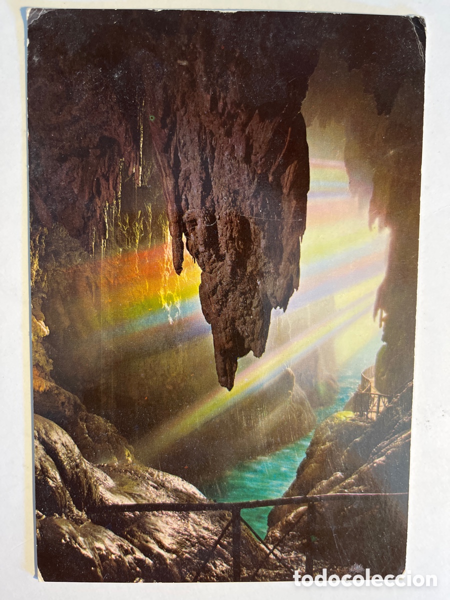 Postales: POSTAL. Monasterio de piedra, Zaragoza. Gruta de la cola del caballo.