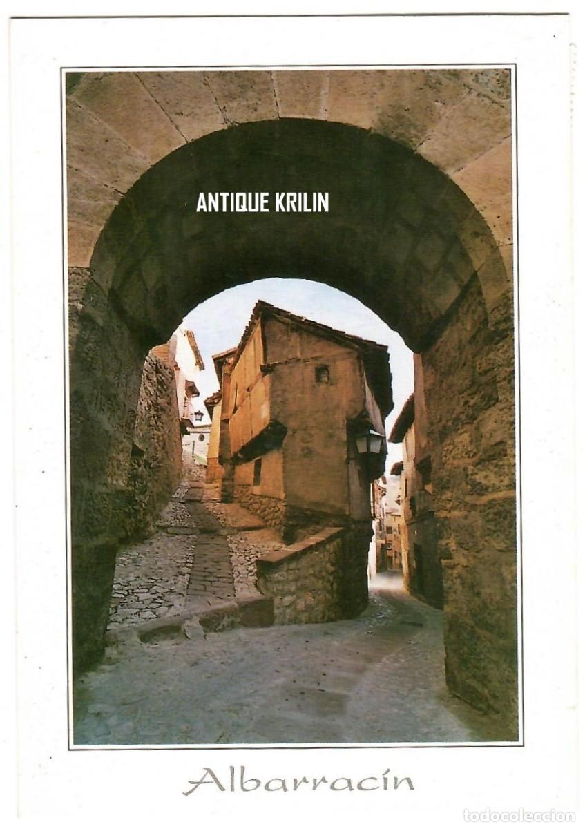 Postales: ALBARRACIN N&ordm; 30 ARCO PORTAL DE MOLINA / EDICIONES SICILIA / FRANQUEADA