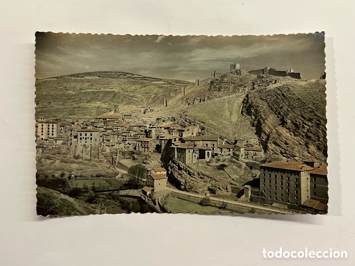 Postales: ALBARRAC&Iacute;N (Teruel) Postal No.14, Vista parcial. Edic., Sicilia ( a.1954) circulada