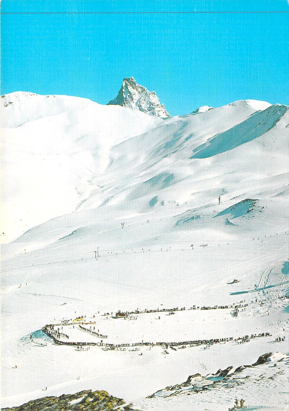 Postales: Postal Estaci&oacute;n de Esqu&iacute; de Ast&uacute;n Jaca Pirineo Aragon&eacute;s