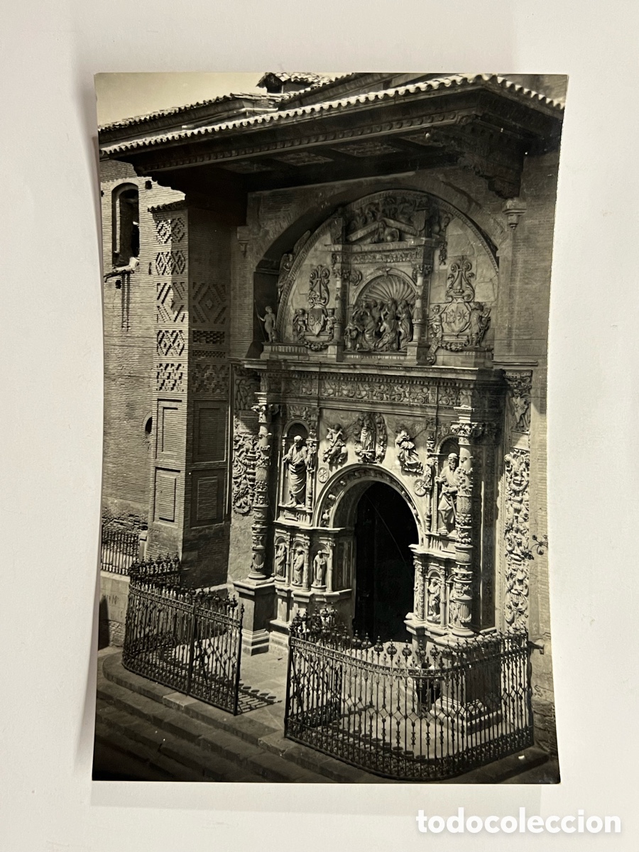 Postales: CALATAYUD (Zaragoza) Postal No.5 Real Colegiata de Santa Maria. Edic., Sicilia (h.1950?) S/C