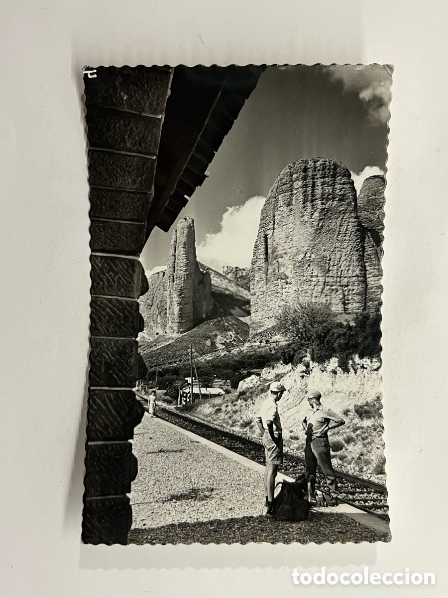 Postales: RIGLOS (Huesca) Postal No.4, Los Mallos.. Edic., Darvi (a.1959) circulada