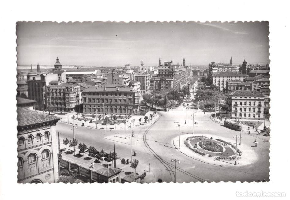Postales: ZARAGOZA.- PLAZA DE D. BASILIO PARAISO.