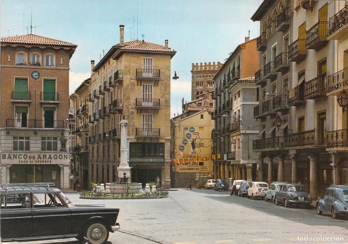 Postales: Postal de la Plaza de Carlos Castel (Torico) en Teruel, Arag&oacute;n