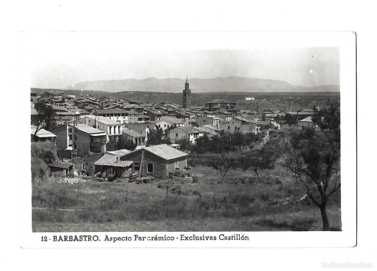 Postales: POSTAL SIN IMPRESI&Oacute;N EN EL REVERSO. BARBASTRO.- N&ordm; 12, ASPECTO PANOR&Aacute;MICO. EXCLUSIVAS CASTILL&Oacute;N