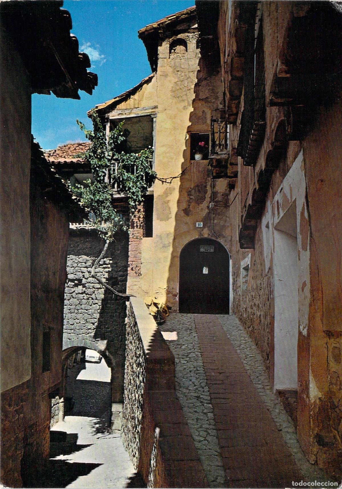 Postales: Postal de Albarrac&iacute;n, Teruel - Rinc&oacute;n T&iacute;pico y Portal de Molina