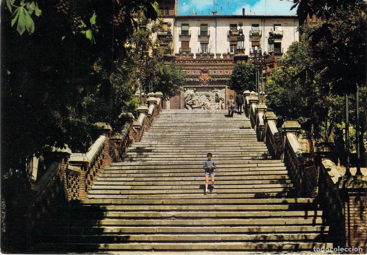 Postales: Postal Escalinata y Retablo de los Amantes, Teruel