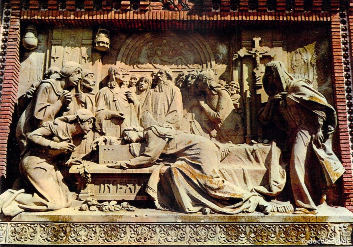 Postales: Postal Retablo de los Amantes de Teruel Escultura