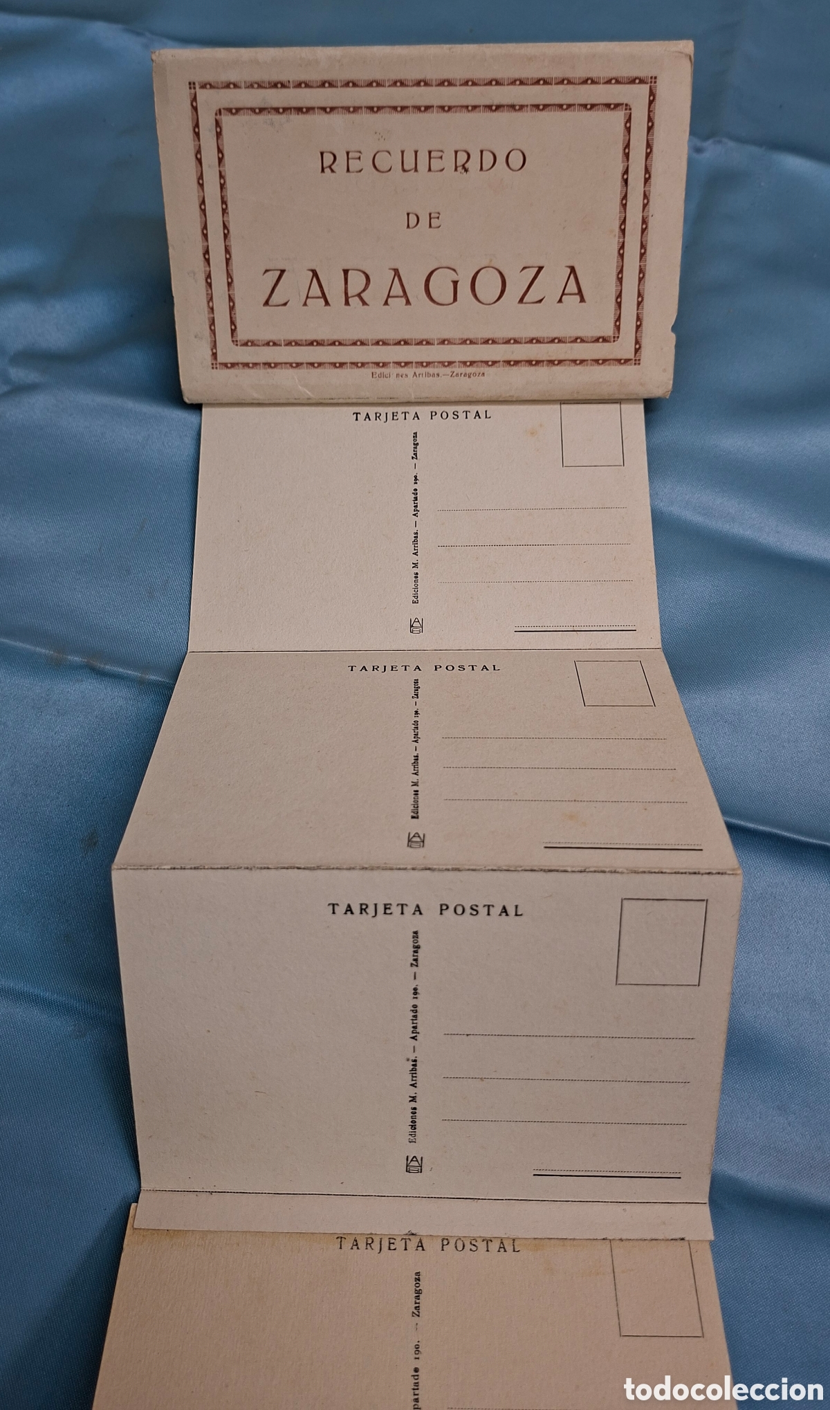 Postales: Bloc de postales Recuerdo de Zaragoza - Foto 6