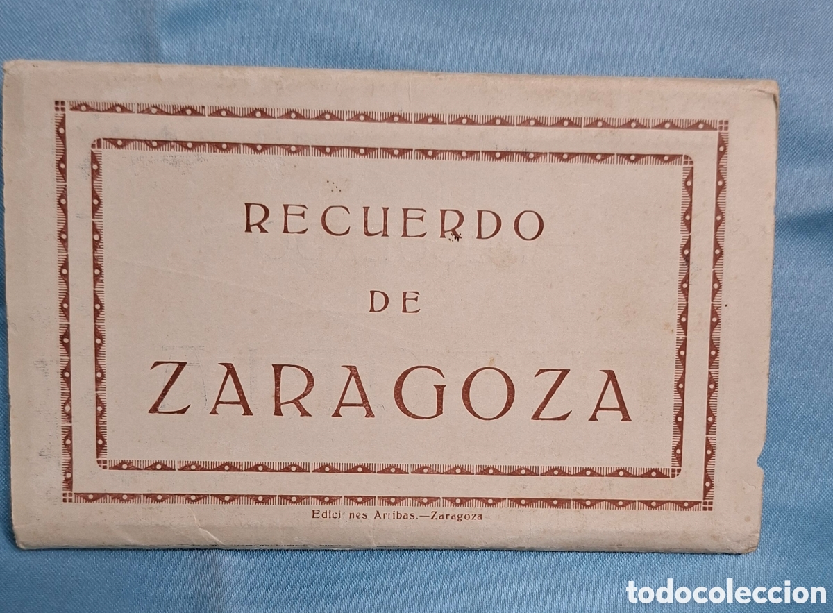 Postales: Bloc de postales Recuerdo de Zaragoza