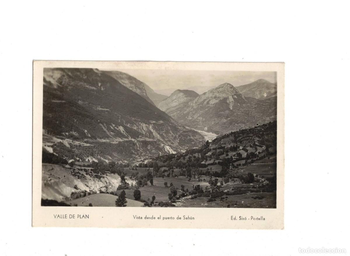 Postales: VALLE DE PLAN. VISTA DESDE PUERTO SAH&Uacute;N