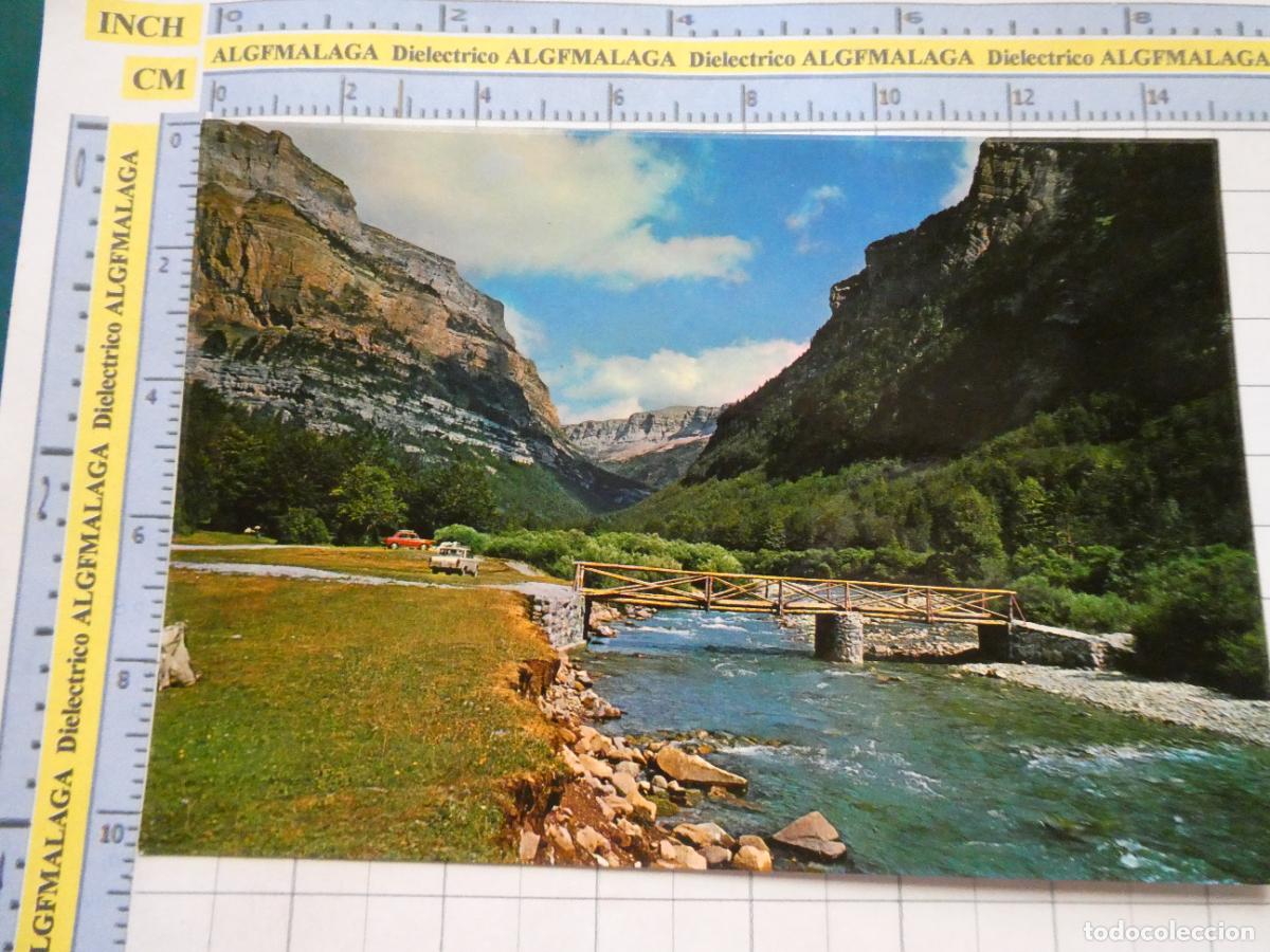 Postales: POSTAL DE HUESCA. A&Ntilde;O 1969, ORDESA R&Iacute;O ARAZAS Y LAS PROAS 40 SICILIA. 3049