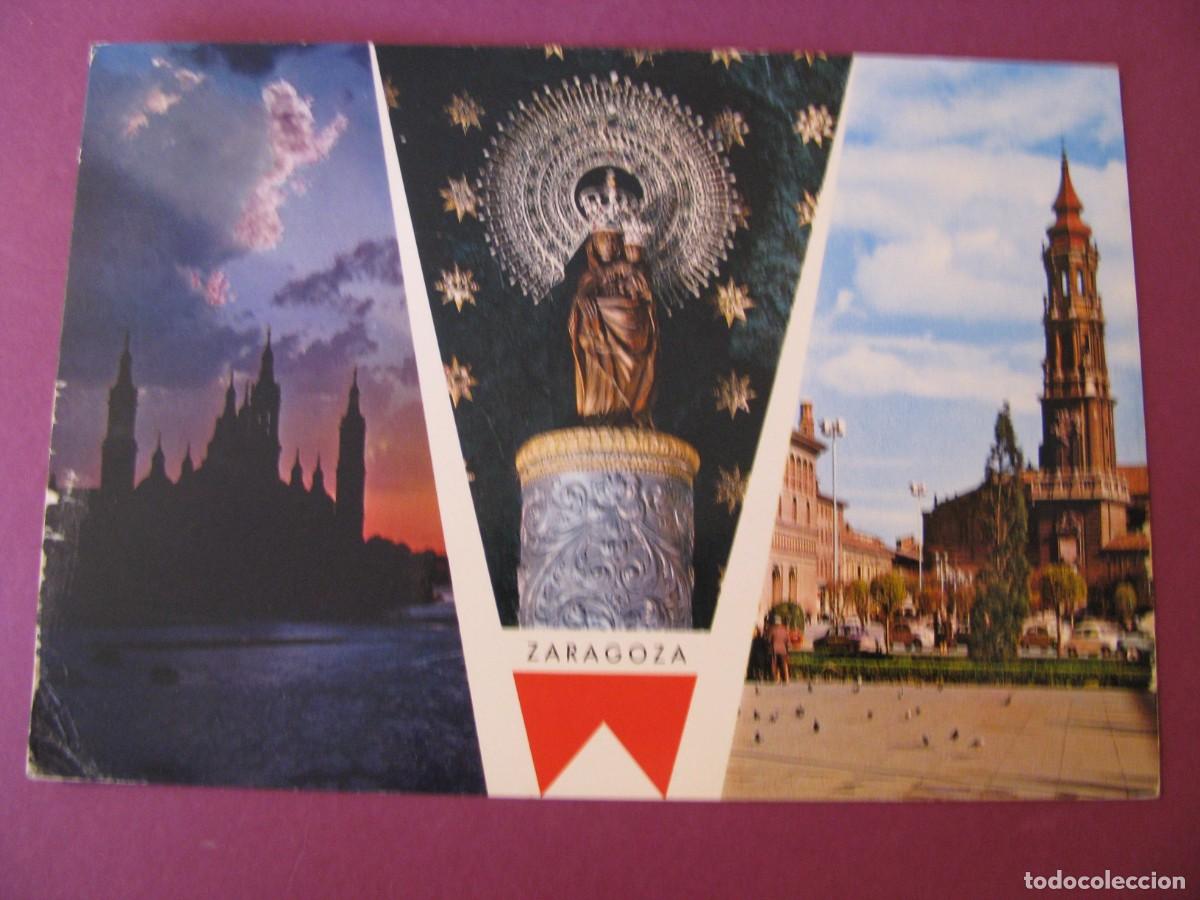 Postales: POSTAL DE ZARAGOZA. NUESTRA SE&Ntilde;ORA DEL PILAR. GARCIA GARRABELLA. CIRCULADA