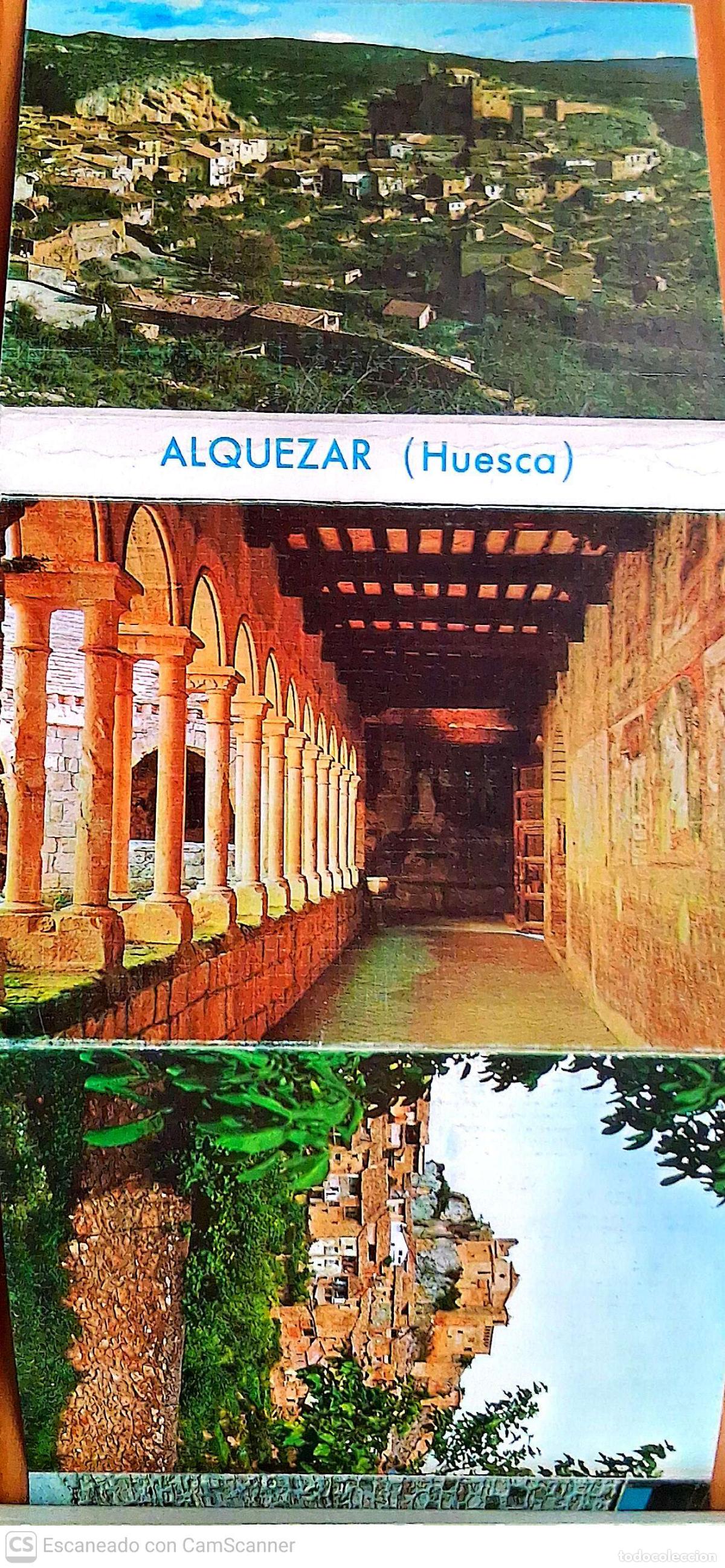Postales: Alqu&eacute;zar (Huesca) Librito con 10 Postales en color del tama&ntilde;o 7,5 x 10,5 cm. Muy buen estado de co