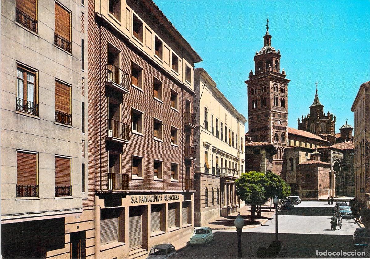Postales: Postal de Teruel: Plaza del Ayuntamiento y Catedral