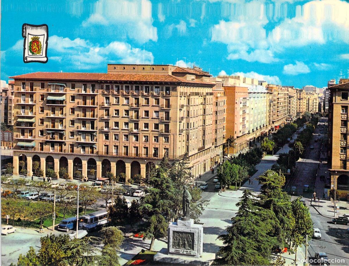 Postales: Postal de la Plaza de San Francisco y Paseo Fernando el Cat&oacute;lico en Zaragoza