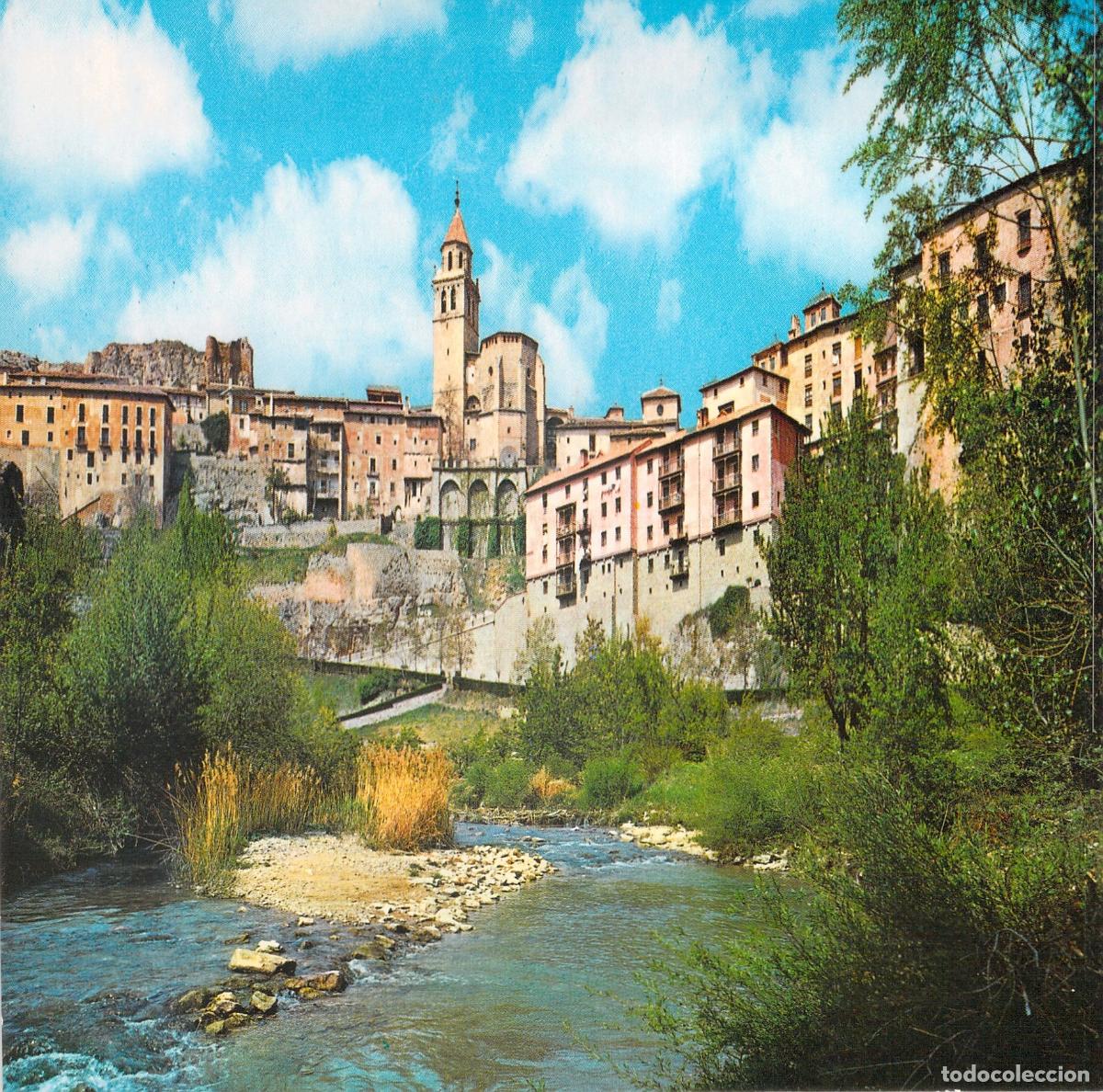 Postales: Postal de Albarrac&iacute;n y el R&iacute;o Guadalaviar en Teruel