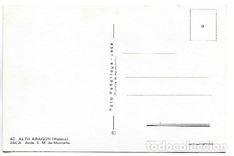 Postales: AVENIDA E.M. DE MONTA&Ntilde;A.- JACA / HUESCA - Foto 2