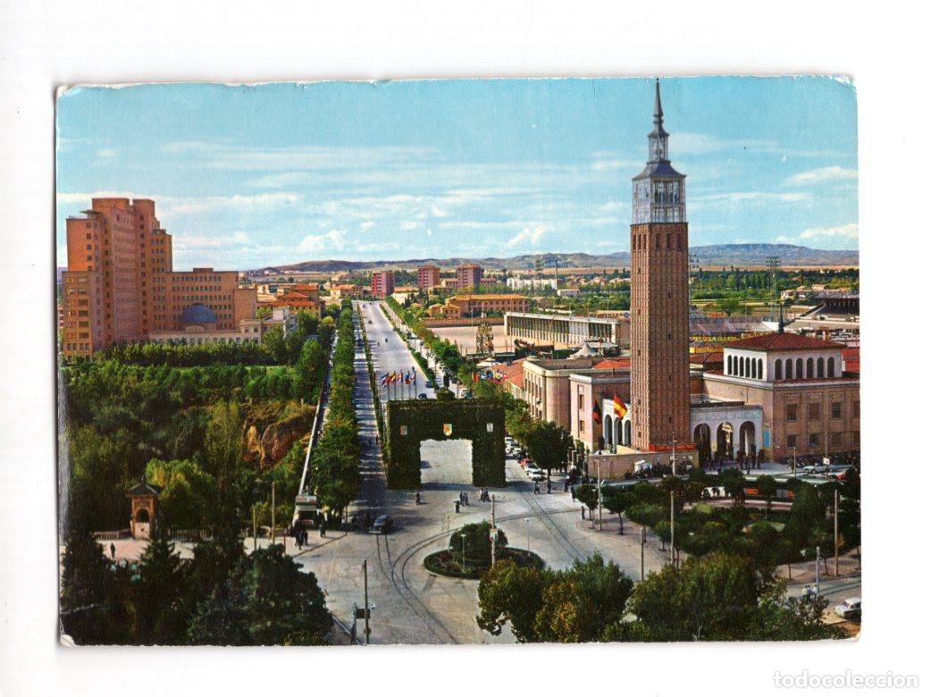 Postales: ZARAGOZA.- FERIA DE MUESTRAS Y AVDA. ISABEL LA CAT&Oacute;LICA.