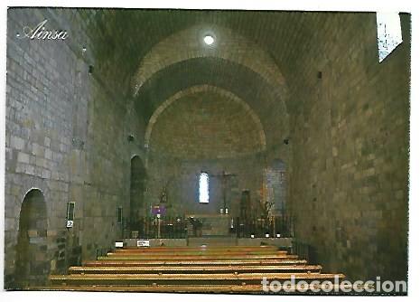 Postales: INTERIOR IGLESIA PARROQUIAL.- AINSA / HUESCA