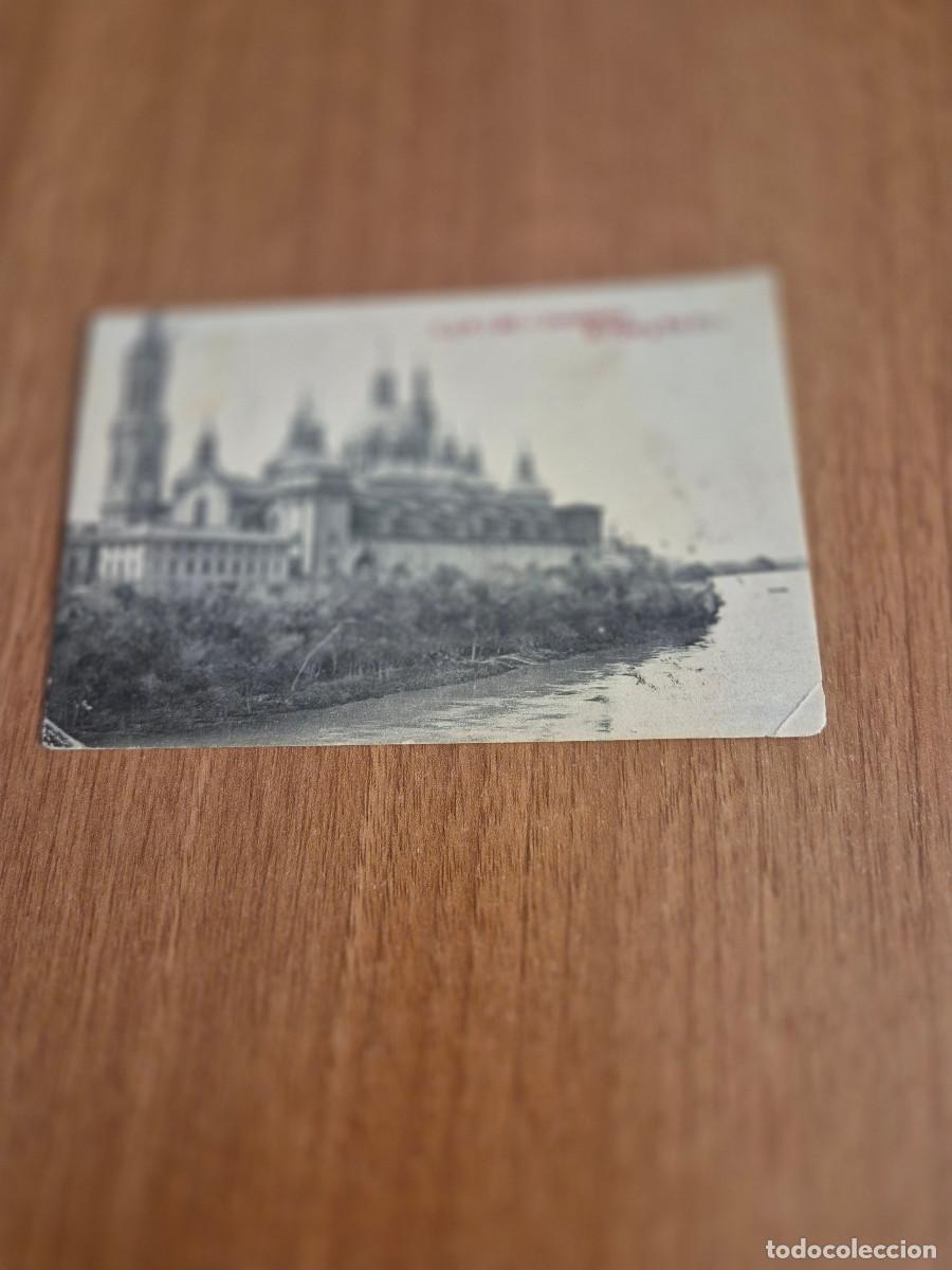 Postales: POSTAL, ZARAGOZA EL PILAR Y RIO EBRO CIRCULADA.