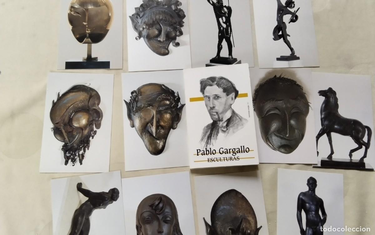 Postales: ZARAGOZA, MUSEO PABLO GARGALLO ESTUCHE CON 12 POSTALES DE ESCULTURAS PERFECTO ESTADO