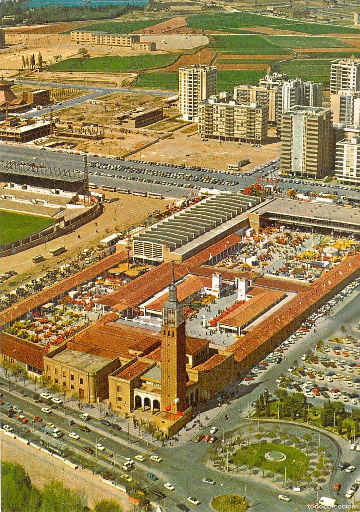 Postales: Postal Vista A&eacute;rea de la Feria de Maquinaria Agr&iacute;cola FIMA en Zaragoza