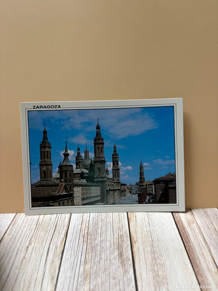 Postales: TARJETA POSTAL. ZARAGOZA. 360.- BAS&Iacute;LICA DEL PILAR Y PLAZA. EDICIONES ARRIBAS