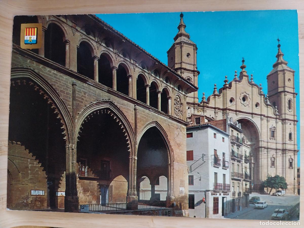 Postales: ALCA&Ntilde;IZ EX COLEGIATA Y LONJA ED FISA 5524 SC ORIGINAL COCHES CLASICOS