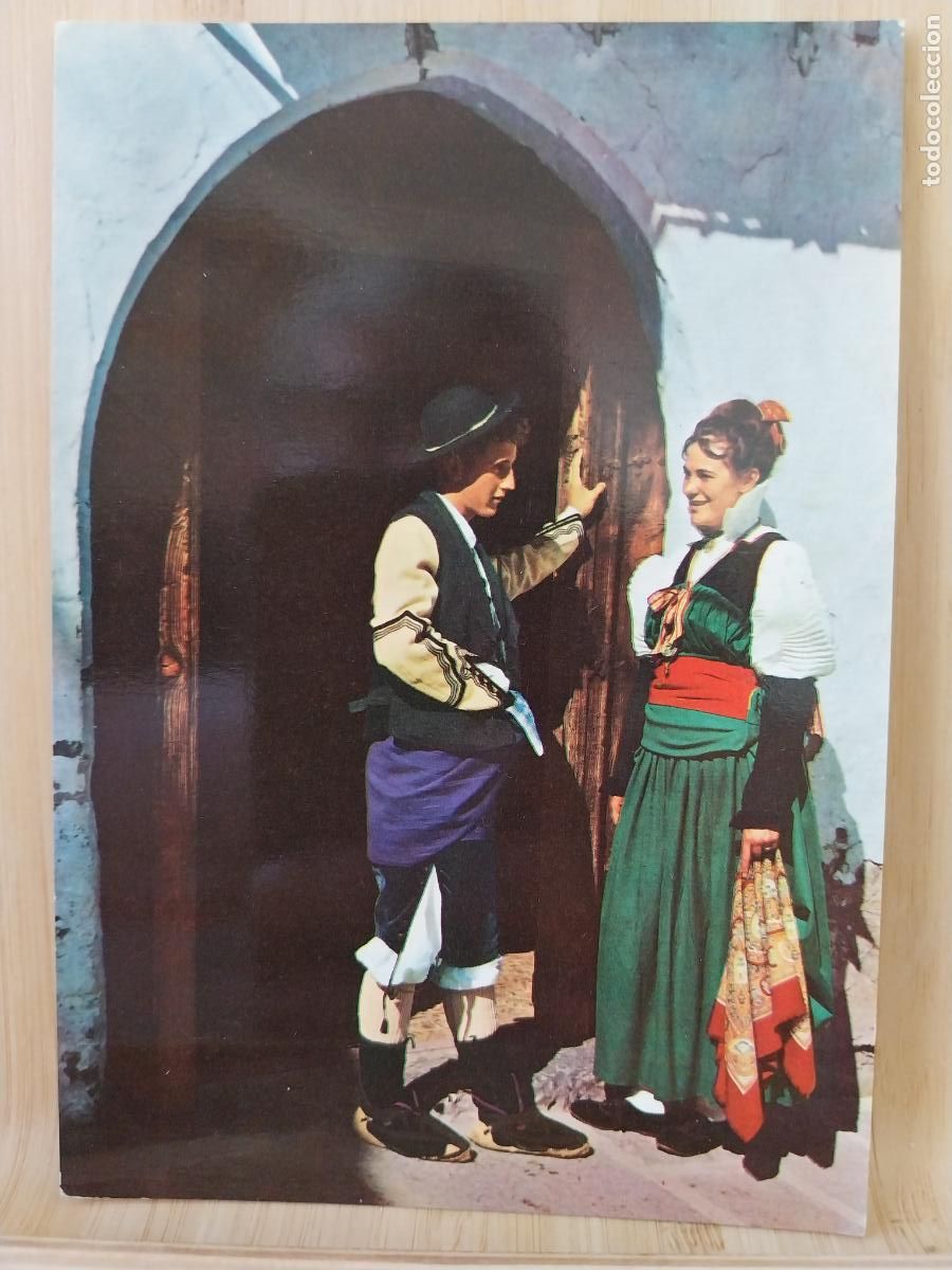 Postkarten: HECHO PIRINEO ARAGONES TRAJES REGIONALES ED SICILIA 689 SC ORIGINAL ANIMADA