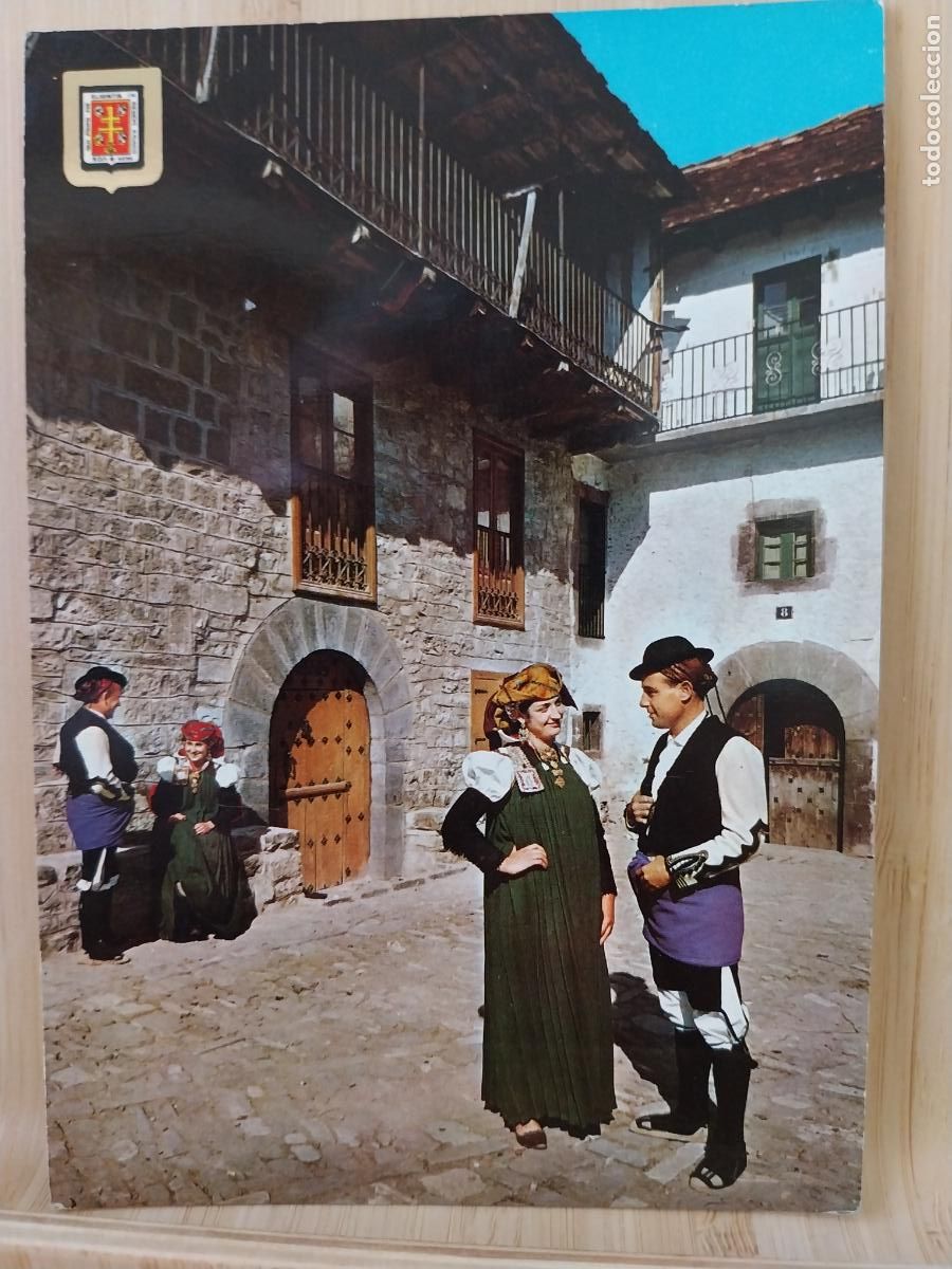 Postales: JACETANIA TIPICA PIRINEO ARAGONES ANSOTANOS TRAJES REGIONALES ED FISA 1625 SC ORIGINAL ANIMADA