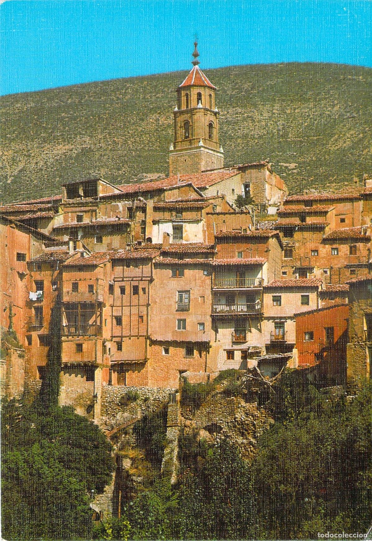 Postales: Postal de Albarrac&iacute;n Teruel Vista Parcial de la Ciudad Monumental