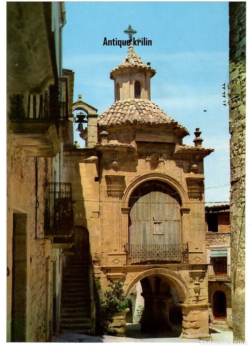 Postales: TERUEL / CALACEITE N&ordm; 1 CAPILLA VIRGEN DEL PILAR / EDICIONES PERGAMINO / SIN FRANQUEAR