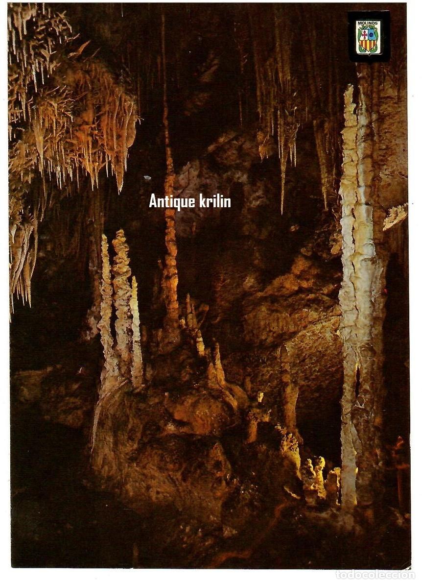 Postales: TERUEL / MOLINOS N&ordm; 4 CUEVAS , PALACIO DE CRISTAL / EDI. ESCUDO DE ORO / SIN FRANQUEAR