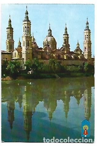 Postales: FACHADA POSTERIOR, BASILICA DEL PILAR.- ZARAGOZA