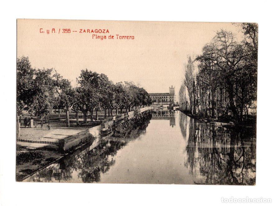 Postales: ZARAGOZA.- PLAYA DE TORRERO.