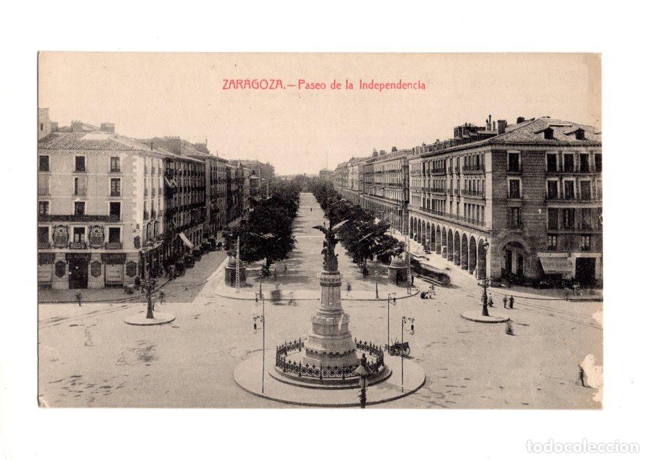 Postales: ZARAGOZA.- PASEO DE LA INDEPENDENCIA. - Foto 1