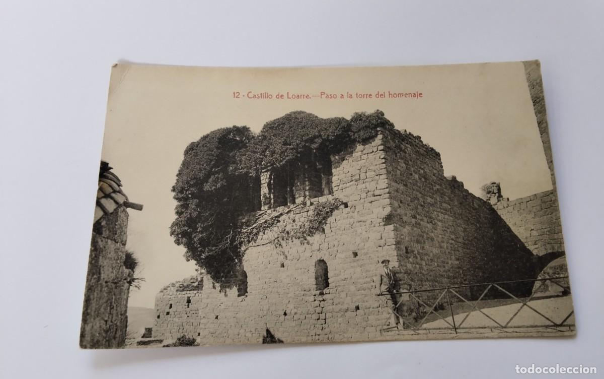 Postales: CASTILLO DE LOARRE , POSTAL ANTIGUA , BLANCO Y NEGRO