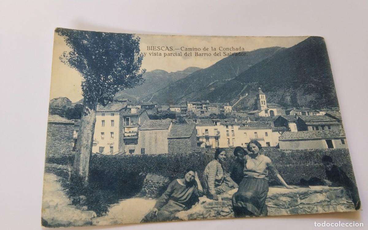 Postales: BIESCAS , POSTAL ANTIGUA , BLANCO Y NEGRO - Foto 1
