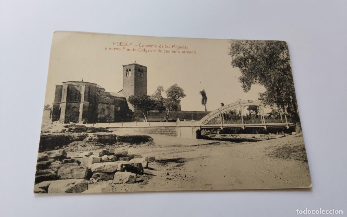 Postales: HUESCA , POSTAL ANTIGUA , BLANCO Y NEGRO - Foto 1