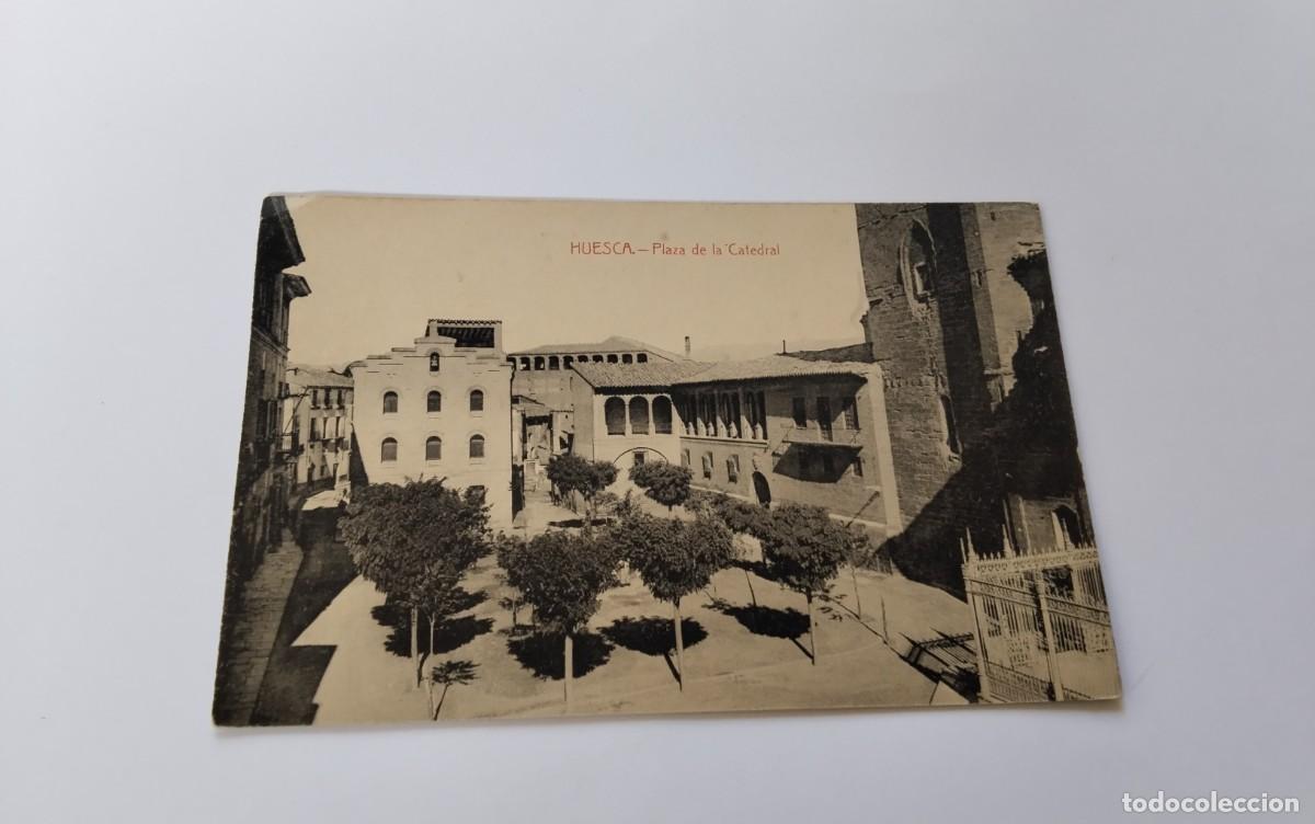 Postales: HUESCA , POSTAL ANTIGUA , BLANCO Y NEGRO - Foto 2
